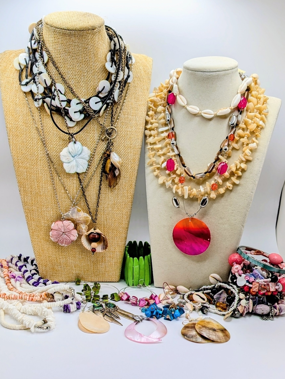 Shell Themed Jewelry Wearable Bundle 31 Pieces